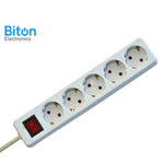 Prenosna Prikljucnica 5 / 1.5 Met Prekidac Pp/J 3X1.5Mm (Et10122)