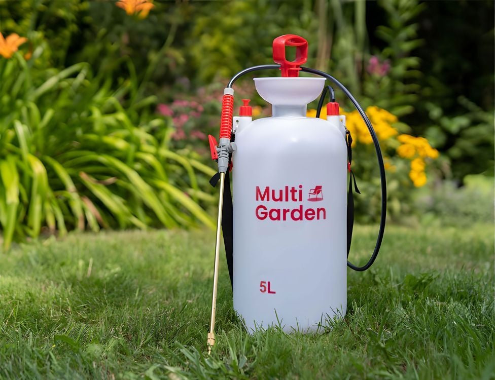 Prskalica sa pritiskom 5L baštenskaručna, dugačak nastavak MultiGarden
