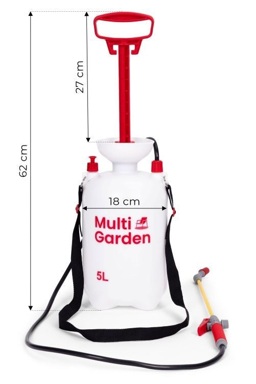 Prskalica sa pritiskom 5L baštenskaručna, dugačak nastavak MultiGarden