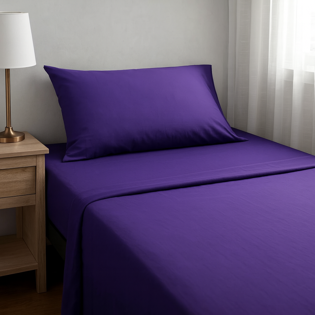 Čaršav Šifon 200x220cm bez lastiša Purple