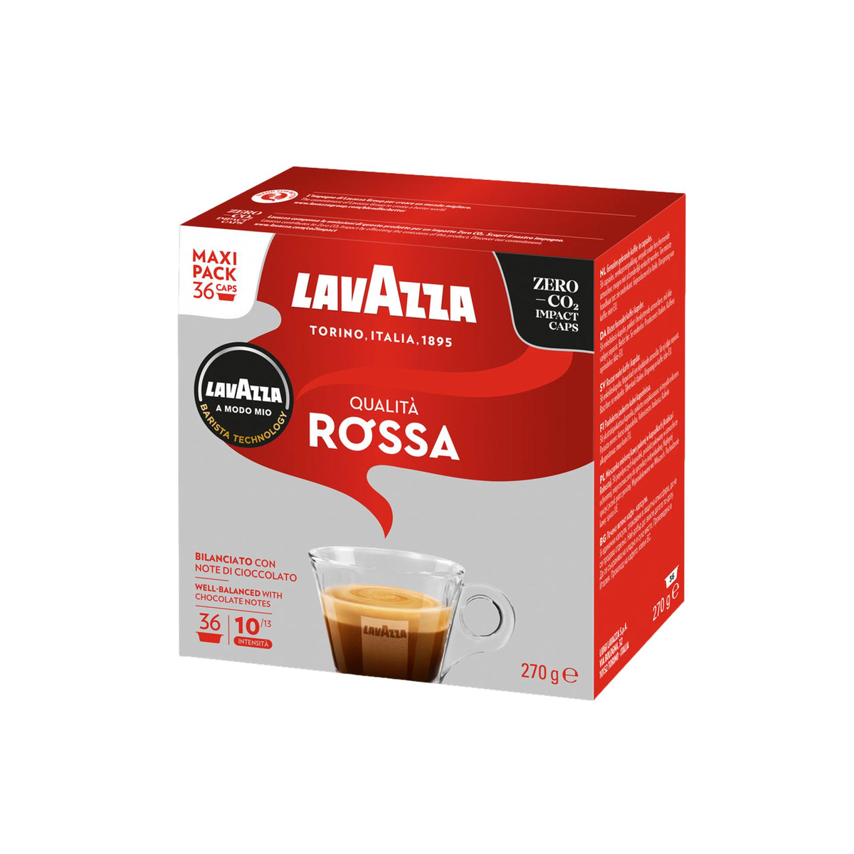 Lavazza, A Modo Mio kapsule za kafu Qualita Rossa, 36 kapsula