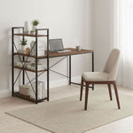 Radni sto 120x60 cm sa policama Dark ModernHome