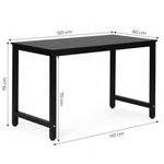 Radni sto za računar 120 × 60 cm – Black ModernHome