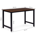 Radni sto za računar 120 × 60 cm – Dark Walnut ModernHome
