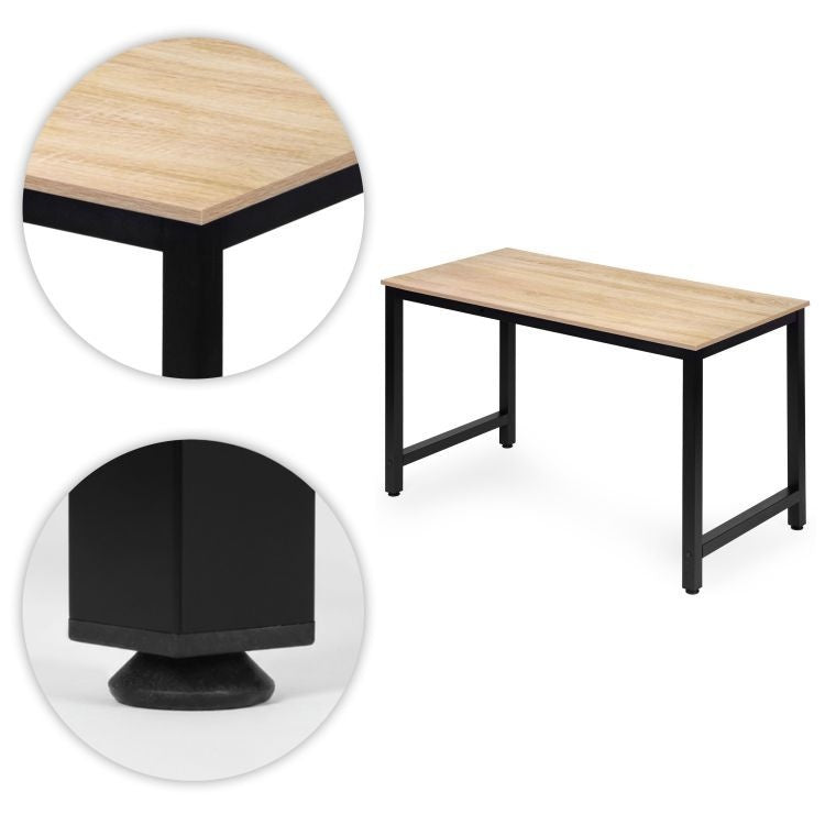 Radni sto za računar 120 × 60 cm – Light Oak ModernHome