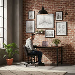 Radni sto za računar 120 × 60 cm, starinski orah – ModernHome