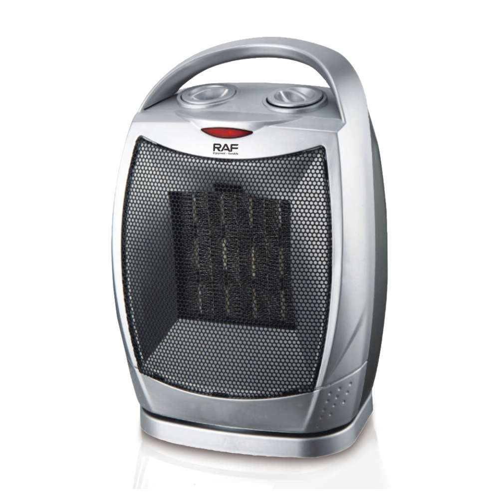 RAF R.1602 KERAMIČKA ROTIRAJUĆA GREJALICA SIVA 1500W