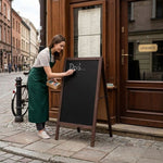 Reklamni A-stalak 83×50 cm, dvostrana tabla za pisanje kredom – ModernHome