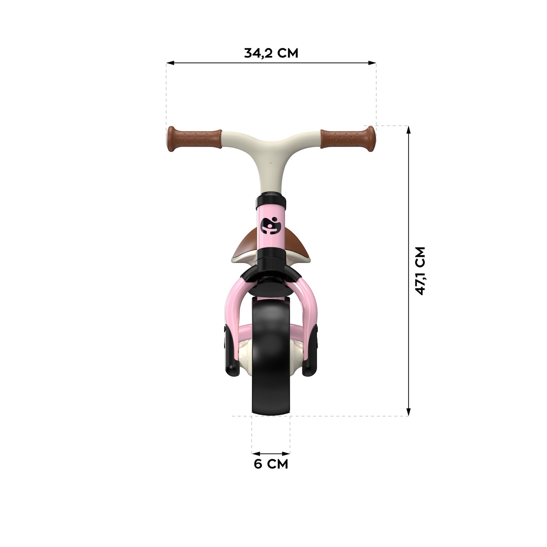 Dečiji balance bike Tulano Scout 15 Pink