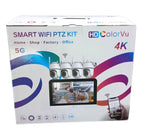 SET 4 SMART KAMERE HD 4K + MONITOR SNIMAČ