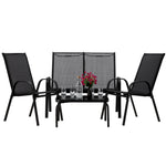 SET BAŠTENSKOG NAMEŠTAJA SA STOČIĆEM - CRNI 6397