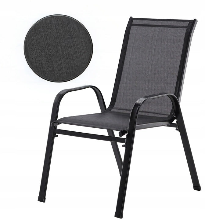 SET BAŠTENSKOG NAMEŠTAJA SA STOČIĆEM - CRNI 6397