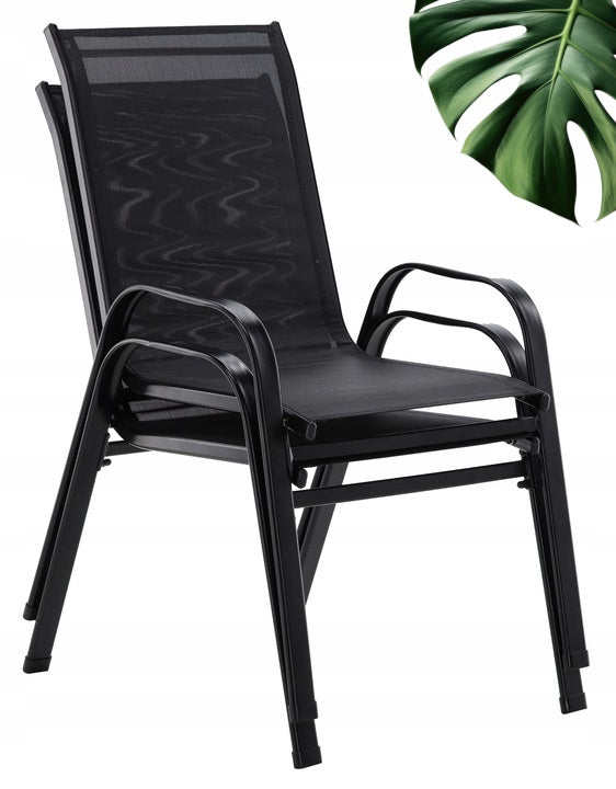 SET BAŠTENSKOG NAMEŠTAJA SA STOČIĆEM - CRNI 6397