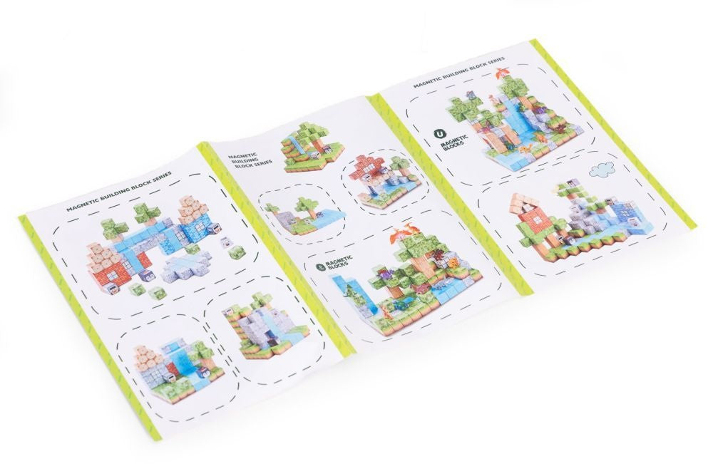 Set magnetnih kocki za decu – 87 delova