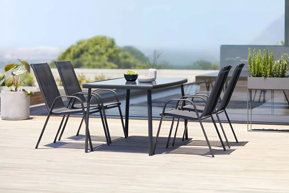 Set od 2 baštenske stolice black MultiGarden
