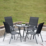 Set od 2 baštenske stolice dark grey MultiGarden