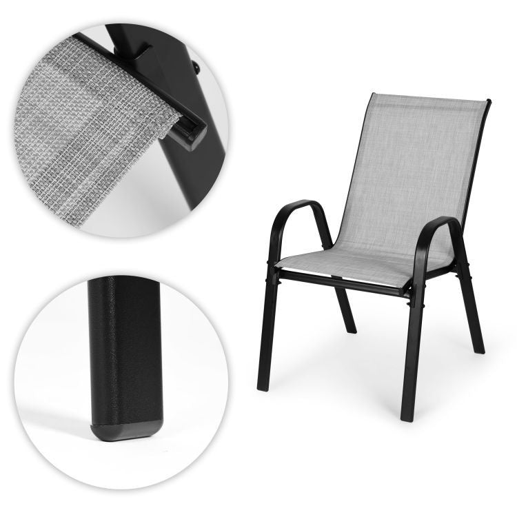 Set od 2 baštenske stolice light gray MultiGarden
