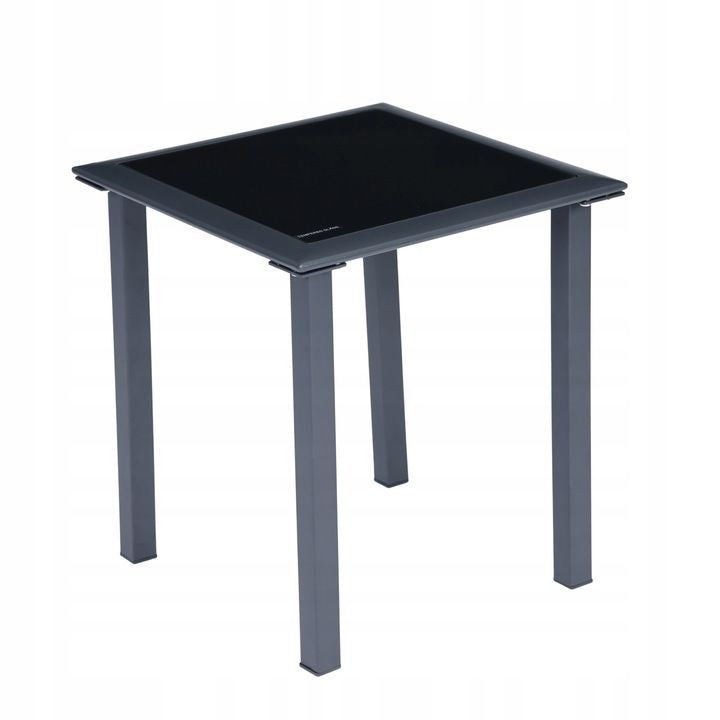 Set od 2 ležaljke za baštu sa stolom Black