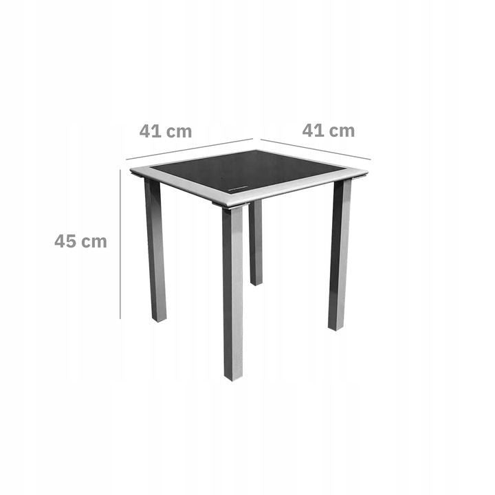 Set od 2 ležaljke za baštu sa stolom Gray