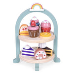 Set za čaj i kafu sa kolačićima i tacnom sa posluživanje ECOTOYS