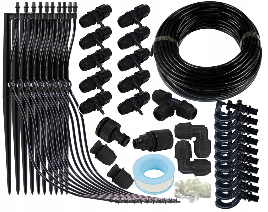 Set za navodnjavanje kap po kap sa 10 rotacionih mikro-prskalica