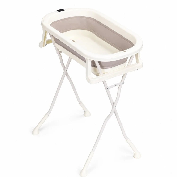 Sklopiva kadica za bebe sa postoljem, odvodom i LCD termometrom – ECOTOYS