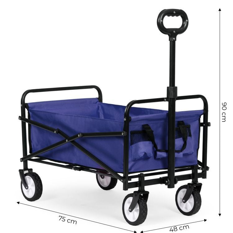 Sklopiva kolica za plažu 48X90cm Blue, MultiGarden