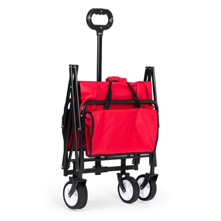 Sklopiva kolica za plažu 48X90cm Red, MultiGarden