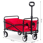 Sklopiva kolica za plažu 48X90cm Red, MultiGarden