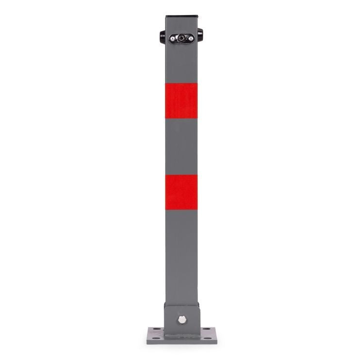 Sklopiva Parking barijera STUB sivi 60 cm with Key and Reflective Stripes