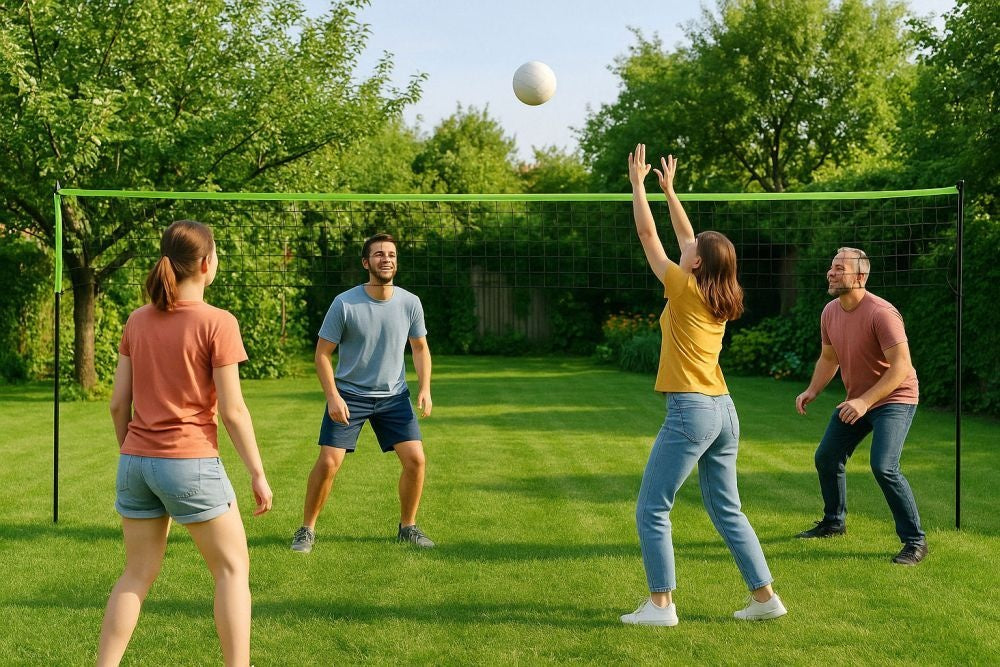 Sklopiva sportska mreža 600×240 cm za odbojku i badminton – MOVEPRO