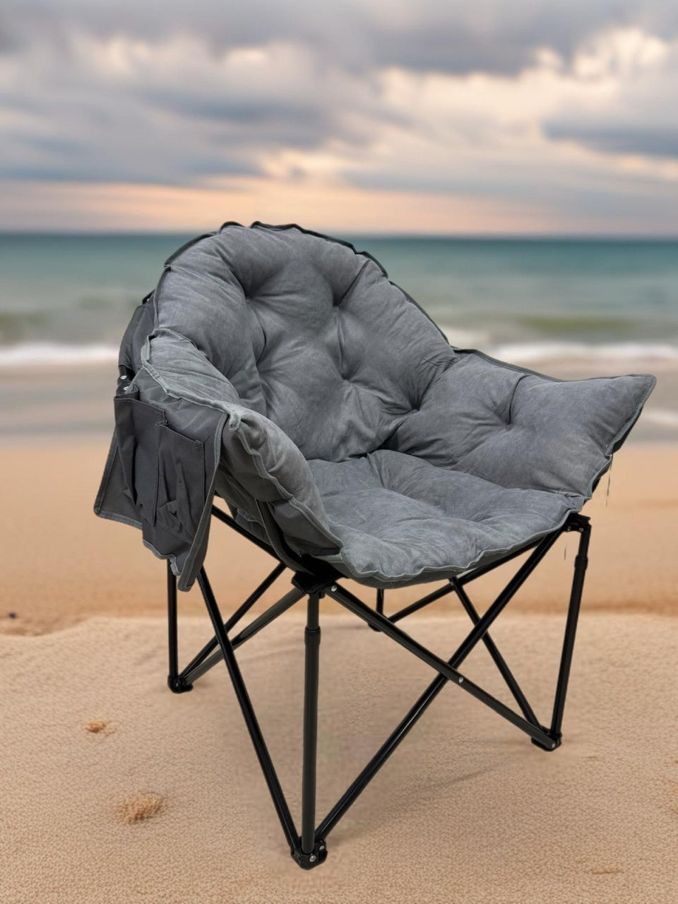 SKLOPIVA STOLICA ZA KAMPOVANJE RELAX GRAY BOLZZ