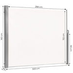 SKLOPIVI PARAVAN ZA DVORIŠTE 3X1.8M BEIGE