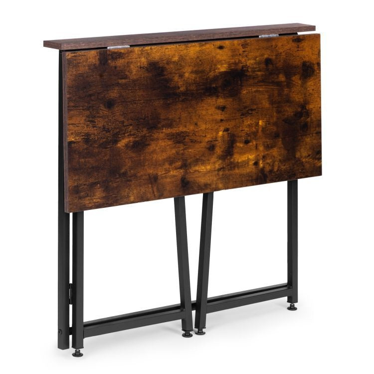 Sklopivi radni sto za računar 80 × 45 cm – LOFT Dark Wood ModernHome