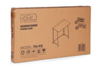 Sklopivi radni sto za računar 80 × 45 cm – LOFT Dark Wood ModernHome