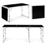 Sklopivi sto za kampovanje Black 180x60 cm