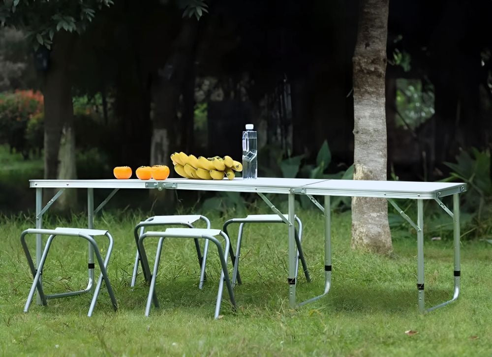 SKLOPIVI STO ZA KAMPOVANJE WHITE, 180X60 CM