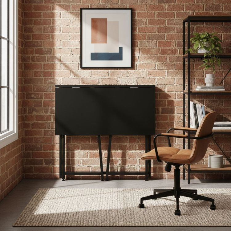 Sklopivi sto za kompijuter 80x45 cm laptop Table black ModernHome