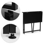 Sklopivi sto za kompijuter 80x45 cm laptop Table black ModernHome
