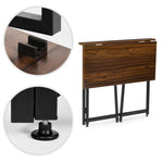 Sklopivi sto za kompijuter 80x45 cm Laptop Table Dark wood ModernHome