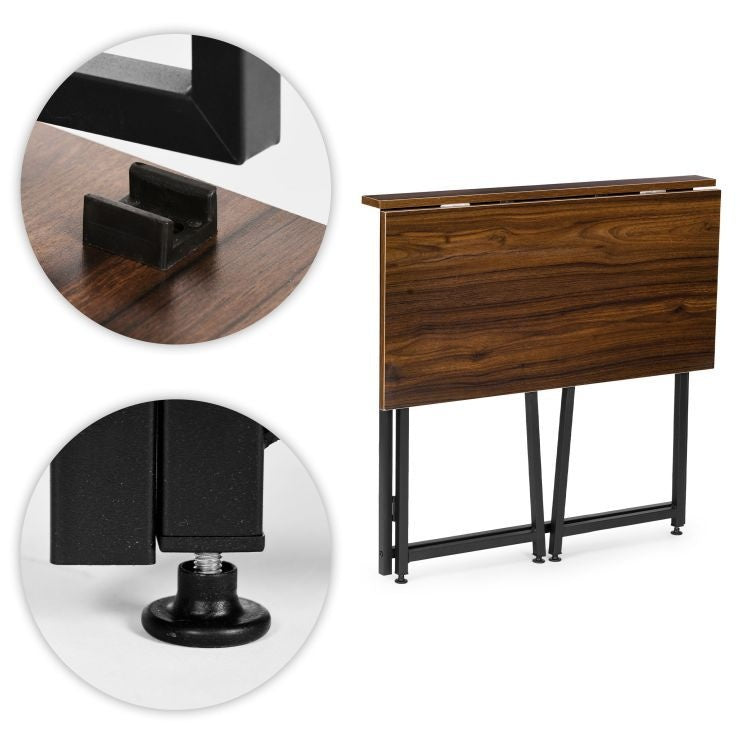 Sklopivi sto za kompijuter 80x45 cm Laptop Table Dark wood ModernHome
