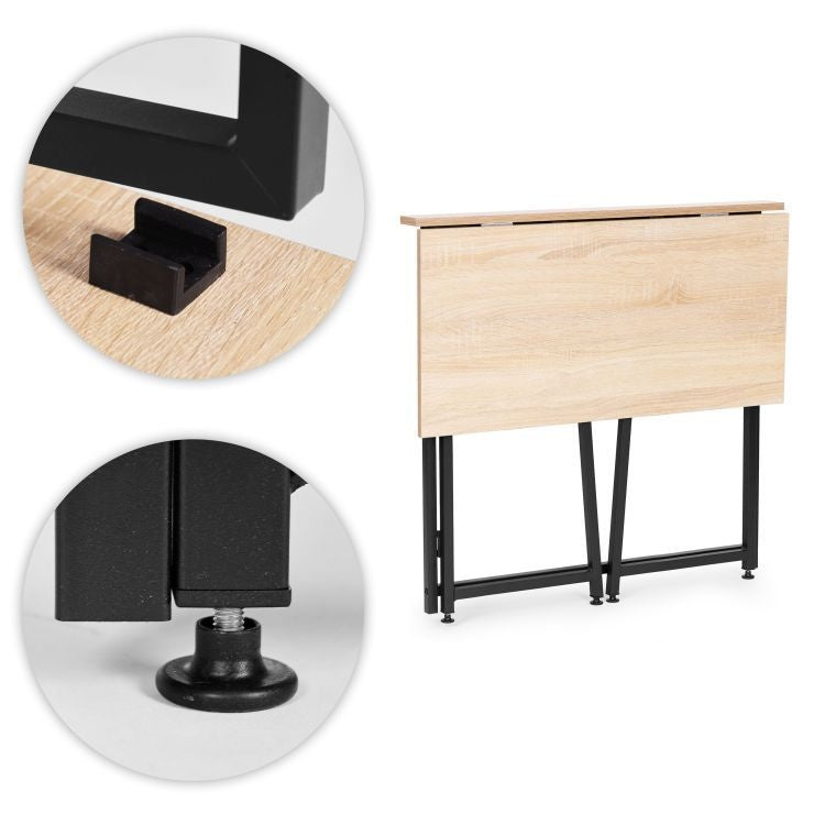 Sklopivi sto za kompijuter 80x45 cm Laptop Table Natur ModernHome