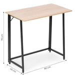 Sklopivi sto za kompijuter 80x45 cm Laptop Table Natur ModernHome