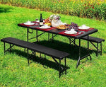 Sklopivi sto za proslave 180 cm Brown ModernHome