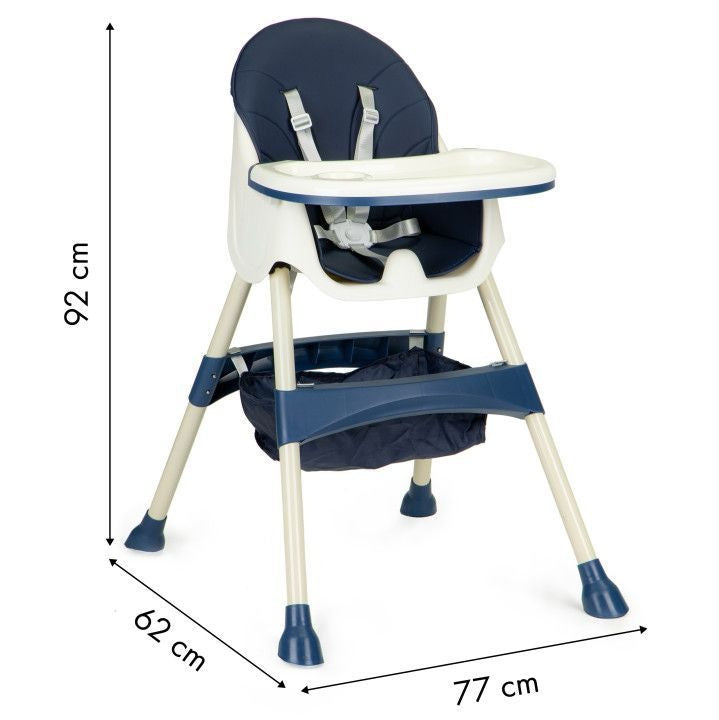 STOLICA ZA HRANJENJE 2U1 ECOTOYS BLUE