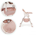 STOLICA ZA HRANJENJE 2U1 ECOTOYS PINK/WHITE