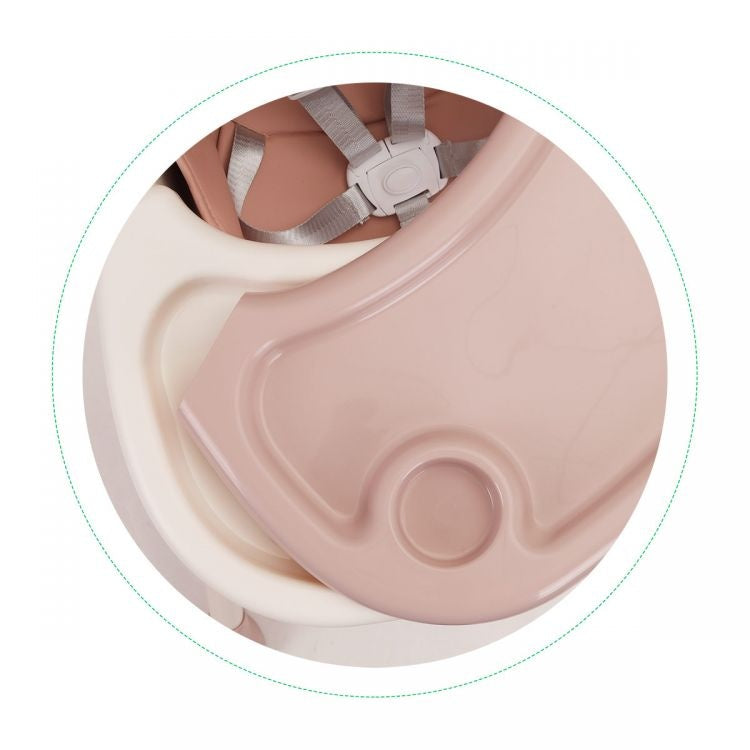 STOLICA ZA HRANJENJE 2U1 ECOTOYS PINK/WHITE