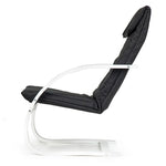 Stolica za ljuljanje white/black MODERNHOME