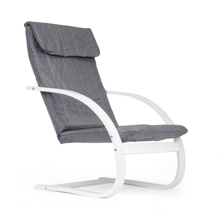 Stolica za ljuljanje white/charo MODERNHOME