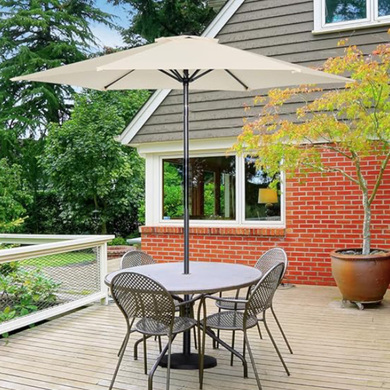 Baštenski suncobran 270 cm beli sa zglobom Vasto 24-SA0111B